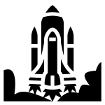 Space Shuttle SVG Icon